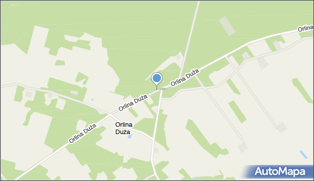 Orlina Duża, Orlina Duża, mapa Orlina Duża