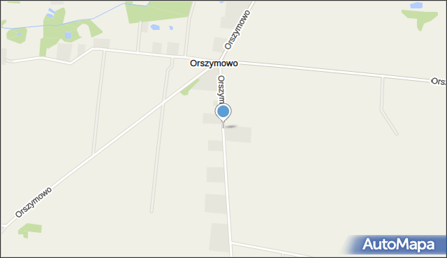 Orszymowo, Orszymowo, mapa Orszymowo