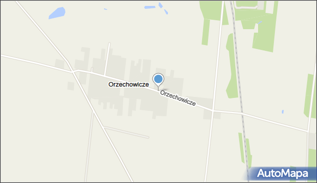 Orzechowicze, Orzechowicze, mapa Orzechowicze