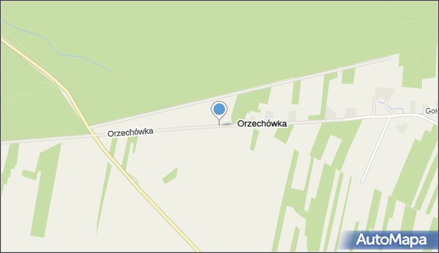 Orzechówka gmina Bodzentyn, Orzechówka, mapa Orzechówka gmina Bodzentyn