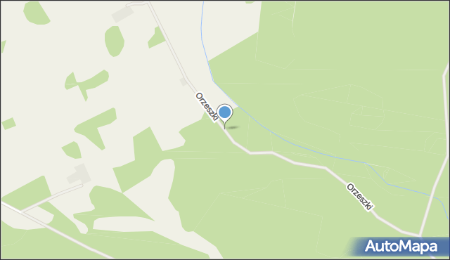 Orzeszki, Orzeszki, mapa Orzeszki