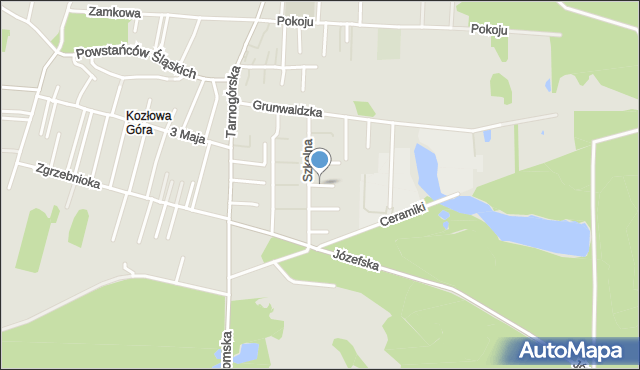 Piekary Śląskie, Orzeszkowej Elizy, mapa Piekary Śląskie