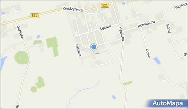 Rakowiec gmina Kwidzyn, Orzechowa, mapa Rakowiec gmina Kwidzyn