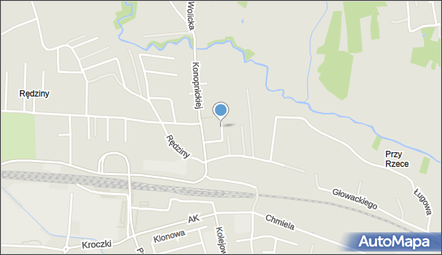 Sędziszów Małopolski, Orzeszkowej Elizy, mapa Sędziszów Małopolski