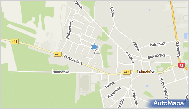 Tuliszków, Orzeszkowej Elizy, mapa Tuliszków