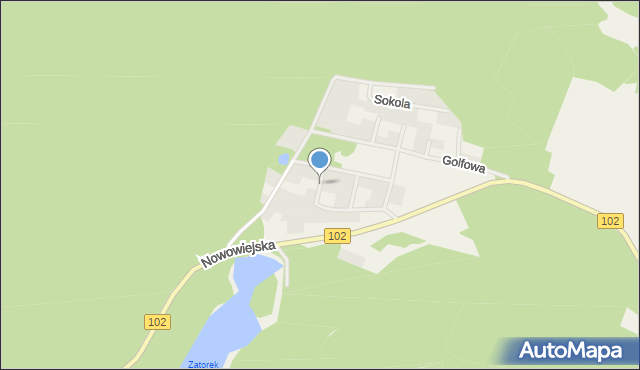 Wisełka, Orla, mapa Wisełka