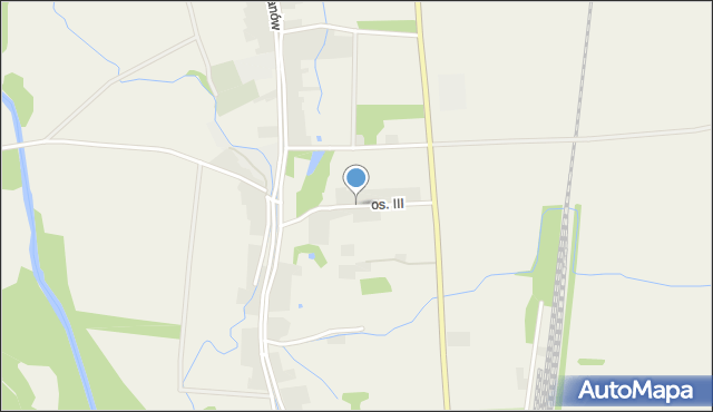 Bodzanów gmina Głuchołazy, Osiedle III, mapa Bodzanów gmina Głuchołazy