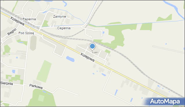 Bodzechów, Osiedle Gombrowicza Witolda, mapa Bodzechów