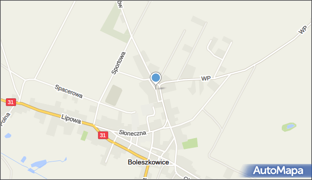 Boleszkowice powiat myśliborski, Osiedle Jaśminowe, mapa Boleszkowice powiat myśliborski