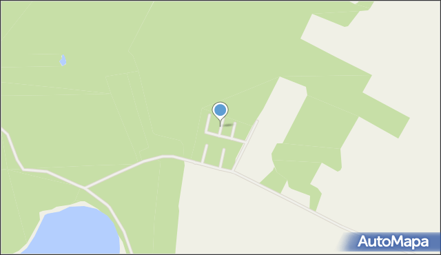 Borów gmina Świebodzin, Osiedle Borów, mapa Borów gmina Świebodzin