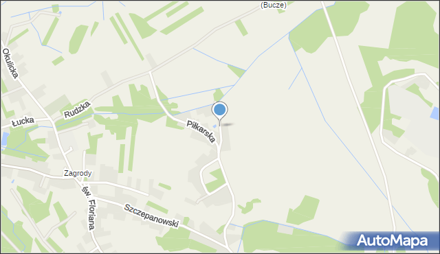 Bucze gmina Brzesko, Osiedle Rosówki, mapa Bucze gmina Brzesko