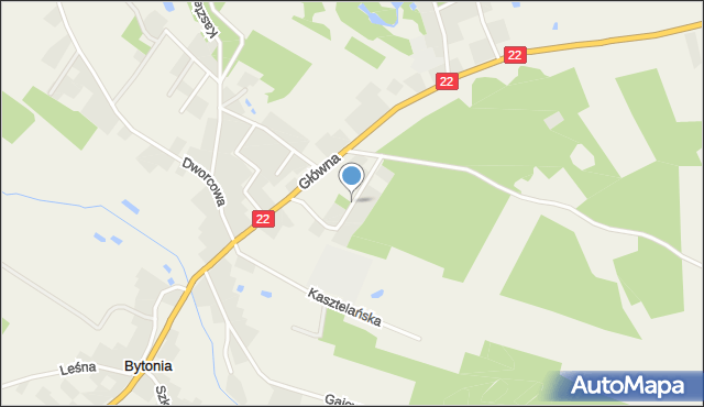 Bytonia, Osiedle Zielone, mapa Bytonia
