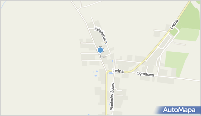 Cedry Wielkie, Osadników Wojskowych, mapa Cedry Wielkie