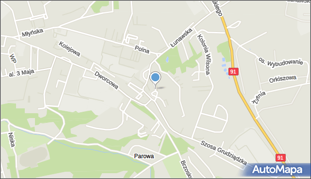 Chełmno, Osiedle Raszei Franciszka, dr., mapa Chełmno