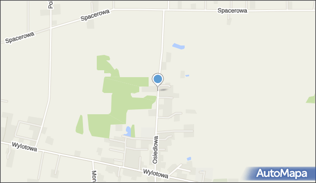 Ciecierzyce, Osiedlowa, mapa Ciecierzyce
