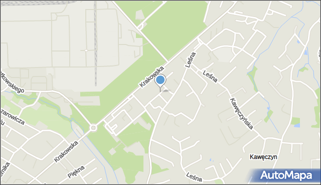 Dębica, Osiedle Matejki Jana, mapa Dębicy
