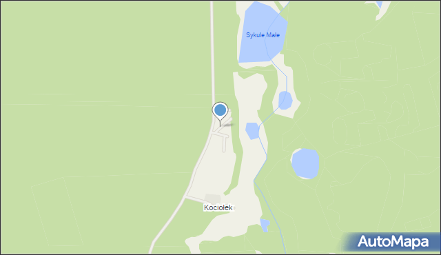 Dębówiec gmina Gniezno, Osiedle Kociołek, mapa Dębówiec gmina Gniezno