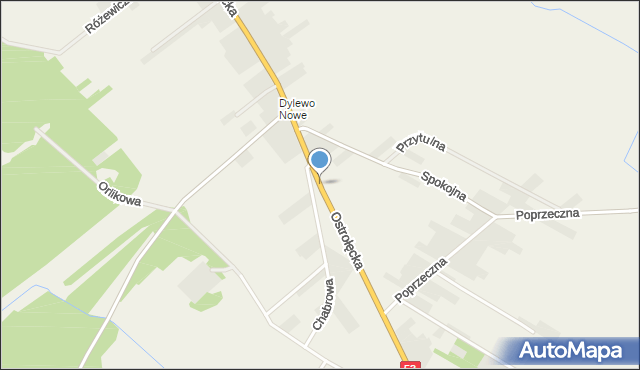 Dylewo gmina Kadzidło, Ostrołęcka, mapa Dylewo gmina Kadzidło