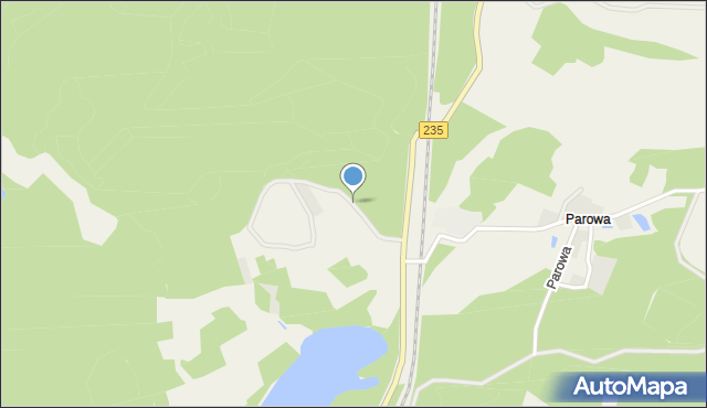Dziemiany, Osiedle Letniskowe Nowiny, mapa Dziemiany
