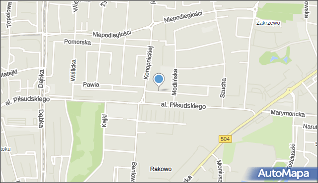 Elbląg, Ostródzka, mapa Elbląga
