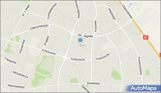 Giżycko, Osiedle XXX-lecia Wolnych Wyborów, mapa Giżycko