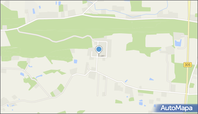 Glinno gmina Nowy Tomyśl, Osiedle Glińskie Góry, mapa Glinno gmina Nowy Tomyśl