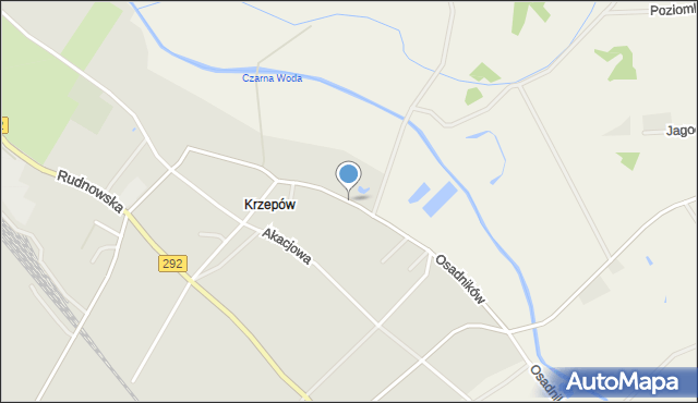 Głogów, Osadników, mapa Głogów