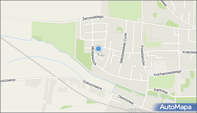 Głubczyce, Osiedle Tuwima, mapa Głubczyce