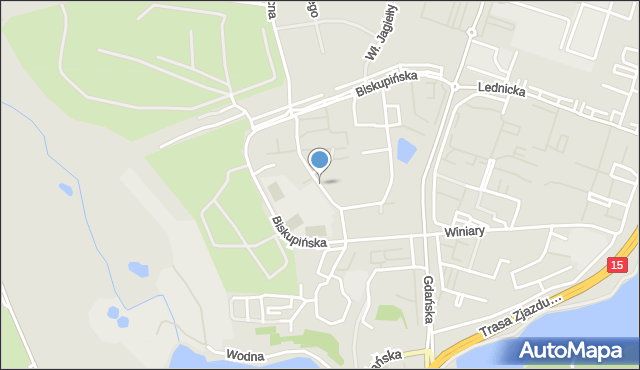 Gniezno, Osiedle Kazimierza Wielkiego, mapa Gniezna