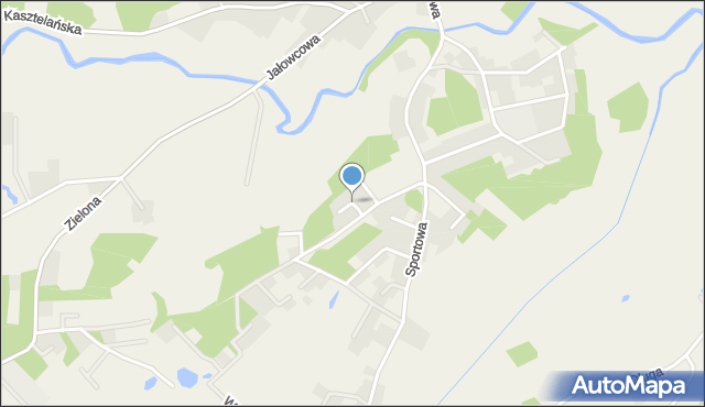 Goręczyno, Osiedle Słoneczne, mapa Goręczyno