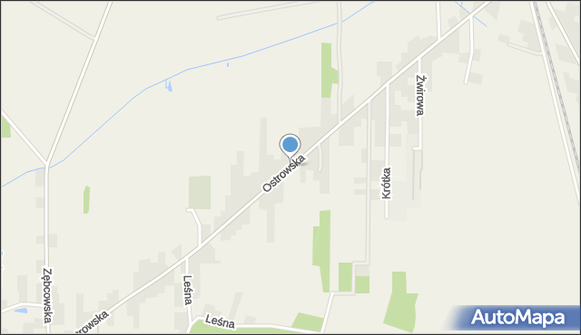 Janków Przygodzki, Ostrowska, mapa Janków Przygodzki