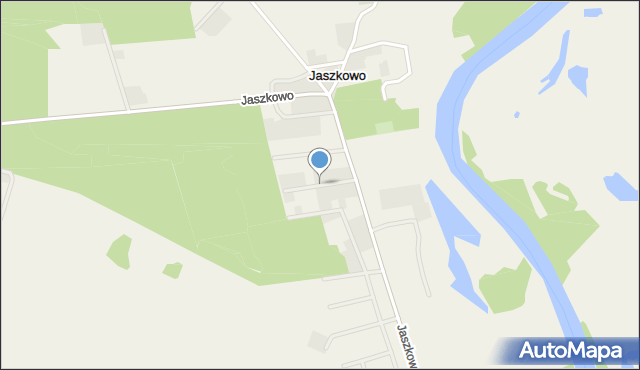 Jaszkowo gmina Brodnica, Osiedle Sosnowe, mapa Jaszkowo gmina Brodnica