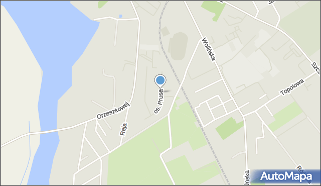 Kamień Pomorski, Osiedle Prusa Bolesława, mapa Kamień Pomorski