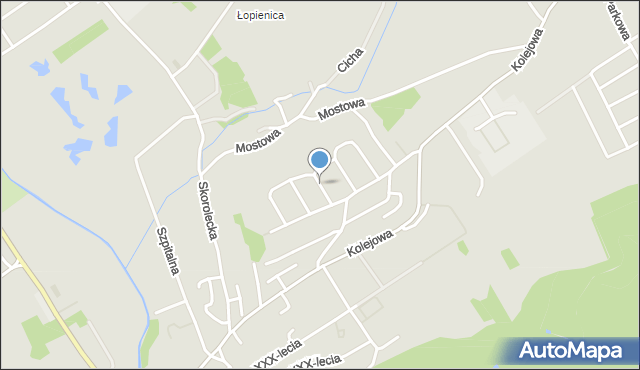 Kamieniec Ząbkowicki, Osiedle Króla Bolesława Chrobrego, mapa Kamieniec Ząbkowicki