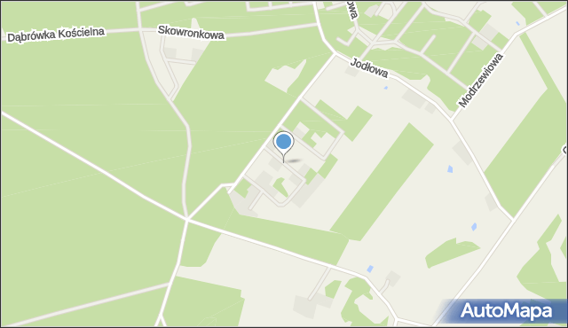Karczewko, Osiedle Sosnowe, mapa Karczewko