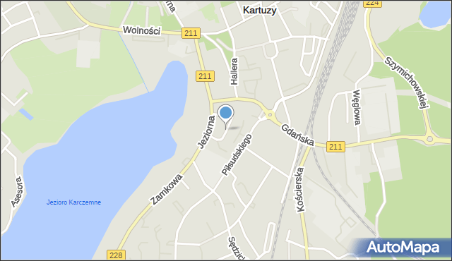 Kartuzy, Osiedle Sikorskiego Władysława, gen., mapa Kartuzy