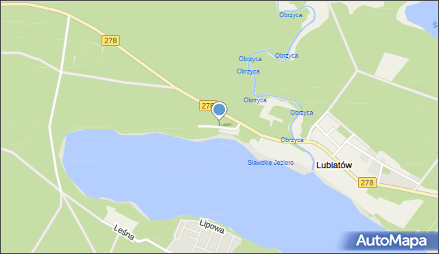 Konotop gmina Kolsko, Osiedle Lubiatów, mapa Konotop gmina Kolsko
