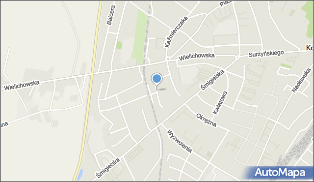 Kościan, Osiedle Jagiellońskie, mapa Kościan