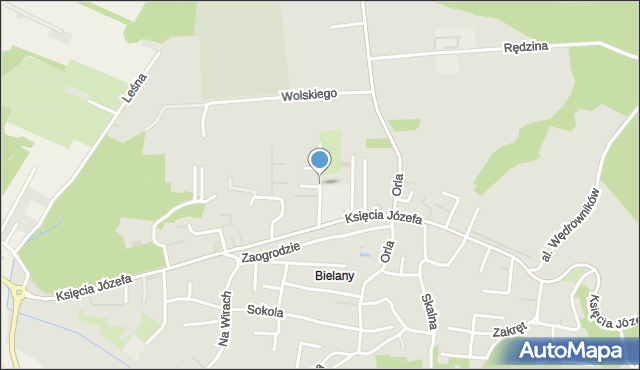 Kraków, Oszustowskiego Wincentego, mapa Krakowa