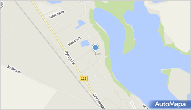Lipiany powiat pyrzycki, Osiedle Podmiejskie, mapa Lipiany powiat pyrzycki