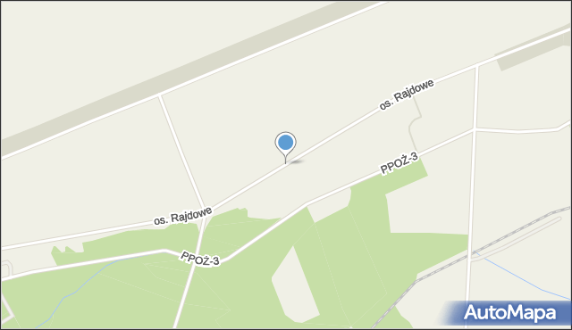 Lipka powiat złotowski, Osiedle Rajdowe, mapa Lipka powiat złotowski