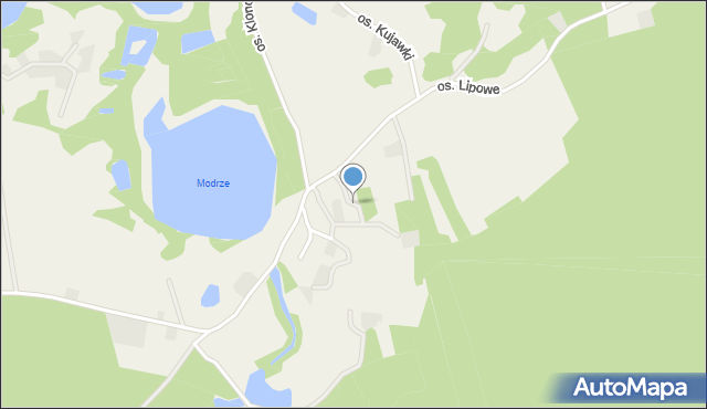 Lubochnia gmina Gniezno, Osiedle Bukowe, mapa Lubochnia gmina Gniezno