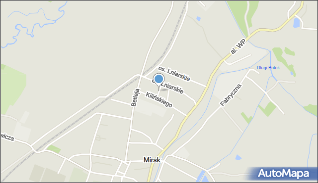 Mirsk, Osiedle Słoneczne, mapa Mirsk