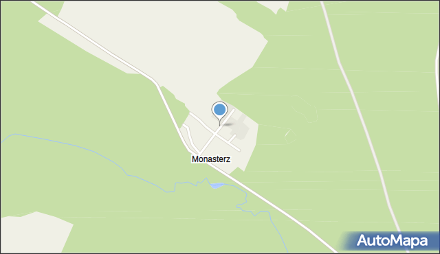 Monasterz, Osiedle Monasterz, mapa Monasterz