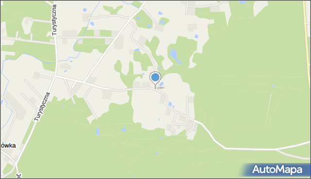 Nowe Grabie gmina Gąbin, Osiedle Pod Sosnami, mapa Nowe Grabie gmina Gąbin