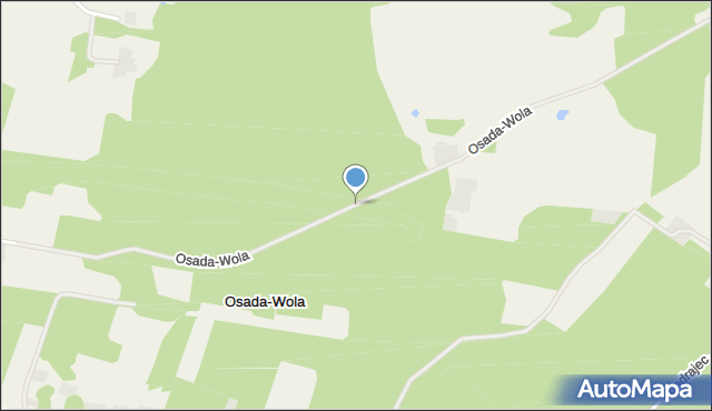Osada-Wola, Osada-Wola, mapa Osada-Wola