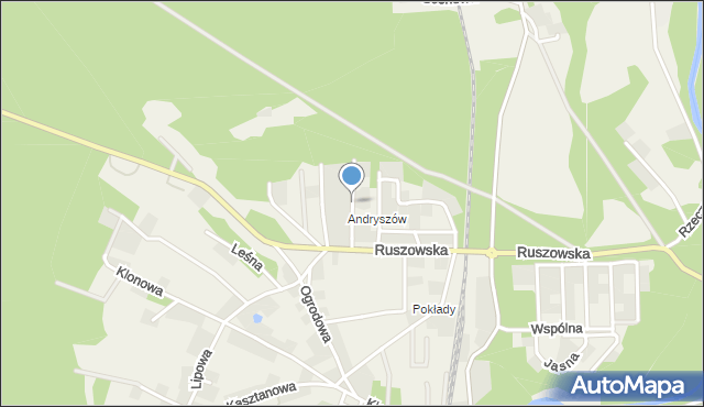 Osiecznica powiat bolesławiecki, Osiedlowa, mapa Osiecznica powiat bolesławiecki