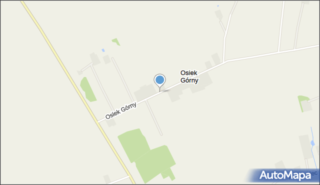 Osiek Górny, Osiek Górny, mapa Osiek Górny