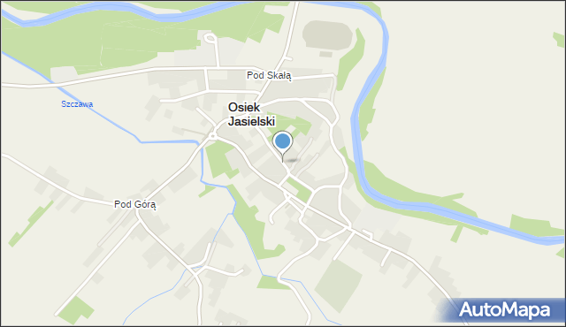 Osiek Jasielski, Osiek Jasielski, mapa Osiek Jasielski