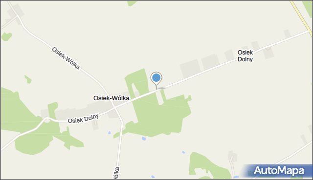 Osiek-Wólka, Osiek-Wólka, mapa Osiek-Wólka
